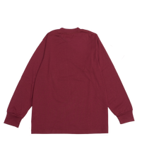 HD MOON FLOWER  WINE HEAVYWEIGHT L/S